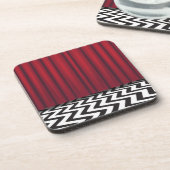 Black Lodge Red Room Untersetzer (Linke Seite)
