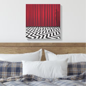 Black Lodge Twin Peaks Leinwanddruck (Insitu (Schlafzimmer))