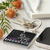 Black logo MJB Dressage Schlüsselanhänger (Vorderseite rechts)