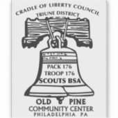 Black Logo Vinyl Stickers Aufkleber (Vorderseite)