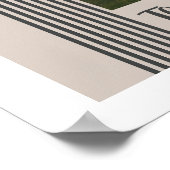 Black Lombard Lines Arch Custom Photo Art Print Poster (Ecke)