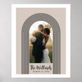 Black Lombard Lines Arch Custom Photo Art Print Poster (Vorne)