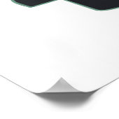 Black London Taxi Cab mit Hunden Poster (Ecke)