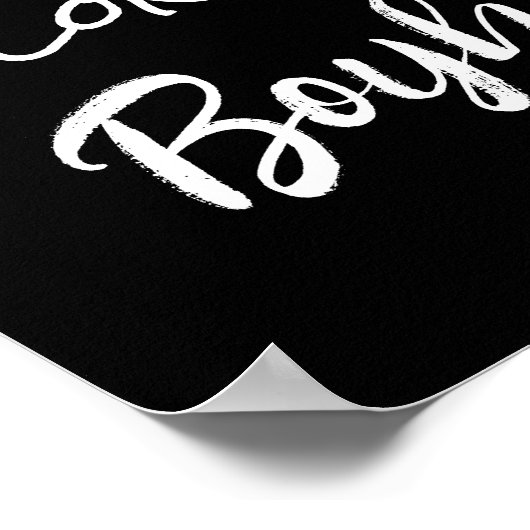 Black Long Live Boyhood Wall Art Poster (Ecke)