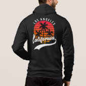 Black Los Angeles Fleece Zip Hoodie (Rückseite)