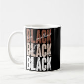 Black Love Excellence Joy Pride Black History Afri Kaffeetasse (Links)