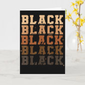 Black Love Joy Excellence Pride History African Gi Karte (Gelbe Blume)