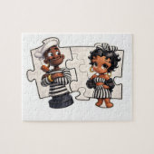 Black Love Street Crown Design Puzzle (Horizontal)