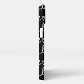 Black Love Written Words Print iPhone Hülle (Rechte Seite)