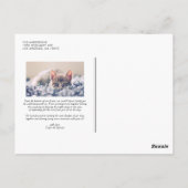 Black Lovely Modern Calligraphy Wedding Vielen Dan Postkarte (Rückseite)