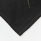 Black Lover Skeleton Hand Funny Halloween 2023 Fleecedecke (Ecke)