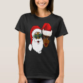 Black Loving Santa Claus und Claus Ethnic Chri T-Shirt (Vorderseite)