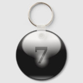 Black Lucky 7 Schlüsselanhänger (Vorderseite)