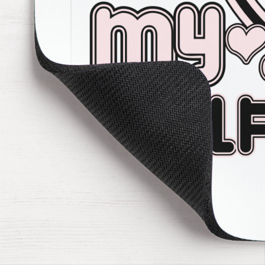 BLACK LUV 1 MOUSEPAD (Ecke)