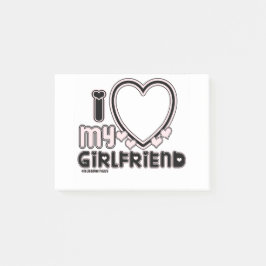 BLACK LUV 1 POST-IT KLEBEZETTEL