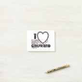 BLACK LUV 1 POST-IT KLEBEZETTEL (Auf Schreibtisch)