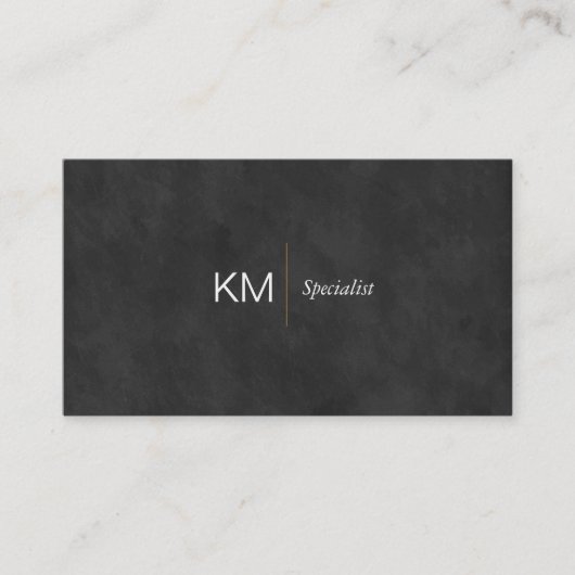 Black Lux | Führungskraft Visitenkarte (Vorderseite)