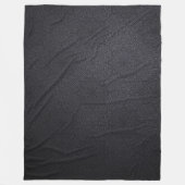 Black Luxury Ornamental Mandala Fleecedecke (Vorderseite)