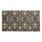 Black Luxury Pattern Kissenbezug (Rückseite)