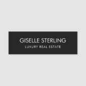 Black Luxusimmobilien  Namensschild (Vorderseite)