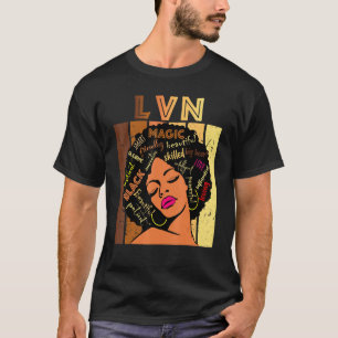 Black Lvn Strong Afro American Women T-Shirt