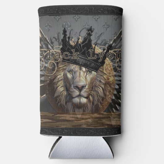 Black Lyon bass Selters Dosenkühler (Vorderseite)