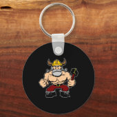 Black Mad Viking Schlüsselanhänger (Vorderseite)