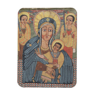 Black Madonna and Child, Äthiopisches Weihnachtsfe Magnet