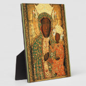 Black Madonna and Child Our Lady Czestochowa Fotoplatte (Seite)