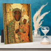 Black Madonna and Child Our Lady Czestochowa Fotoplatte (Seite)