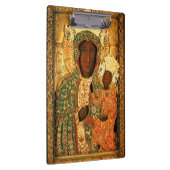 Black Madonna and Child Our Lady Czestochowa Klemmbrett (Rechts)