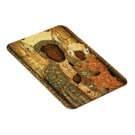 Black Madonna and Child Our Lady Czestochowa Magnet (Rechte Seite)