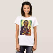 Black Madonna Icon Polen T-Shirt (Vorne ganz)