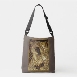 BLACK MADONNA in gold riza Crossbody Bag Tragetaschen Mit Langen Trägern