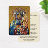 Black Madonna Jungfrau Mary Katholic Gebet (Schreibtisch)