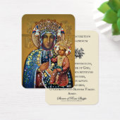 Black Madonna Jungfrau Mary Katholic Oldest Gebet (Schreibtisch)