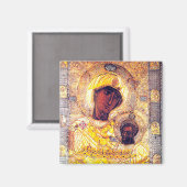 Black Madonna Magnet (Vorderseite/Rückseite)