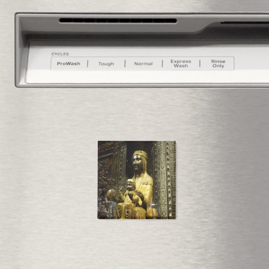 Black Madonna Montserrat Magnet (In Situ (Geschirrspüler))