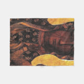Black Madonna Poland Our Lady Of Czestochowa Fleecedecke (Vorderseite (Horizontal))