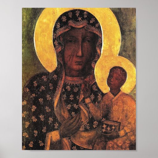 Black Madonna Poland Our Lady Of Czestochowa Poster (Vorne)