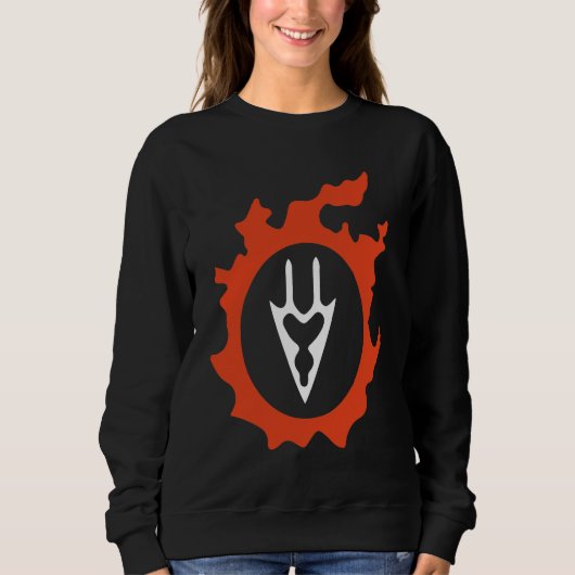 Black Mage  For Warriors of Light & Darkness Pocke Sweatshirt (Vorderseite)