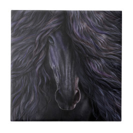 Black Magic Art Tile Fliese