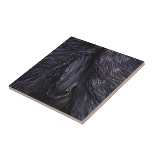 Black Magic Art Tile Fliese (Seite)