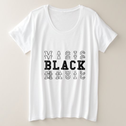 Black Magic Black History Montag T - Shirt (Design vorne)