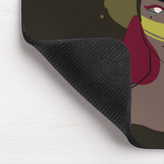 "Black Magic Girl" Mousepad (Ecke)
