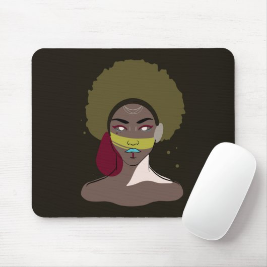 "Black Magic Girl" Mousepad (Mit Mouse)