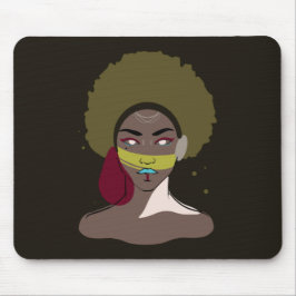 "Black Magic Girl" Mousepad