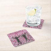 Black Magic Hollyhock by Yeshaya Dank Wood Wall Ar Untersetzer (Vor Ort)