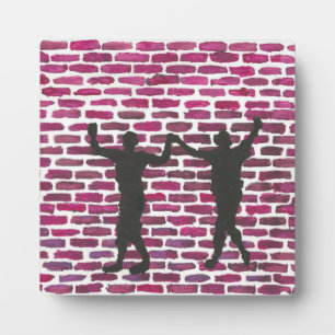 Black Magic Hollyhock von Yeshaya Dank Holz Wand A Fotoplatte