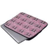 Black Magic Hollyhock von Yeshaya Dank - Laptopschutzhülle (Vorne Knopf)